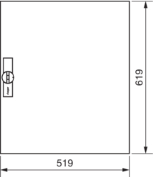 Product Drawing Plain Doors for IP44 Metal Enclosures sheet steel