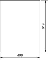 Product Drawing Plain Doors for IP44 Metal Enclosures sheet steel