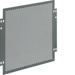 UZ21M6 Mounting plate,  univers,  240x247mm,  perforated,  with mounting screws