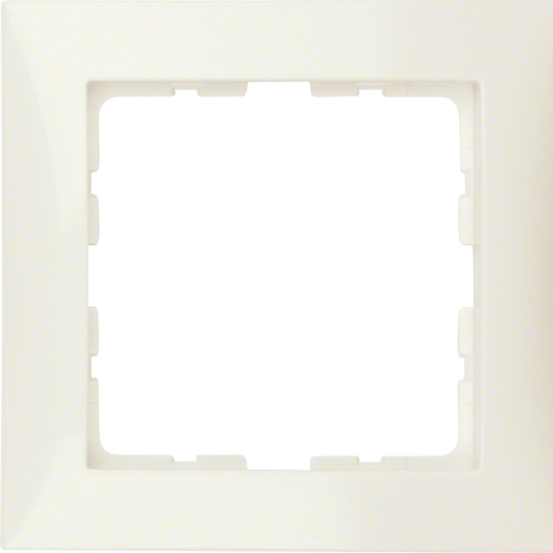 10118982 Frame 1gang,  S.1, white glossy