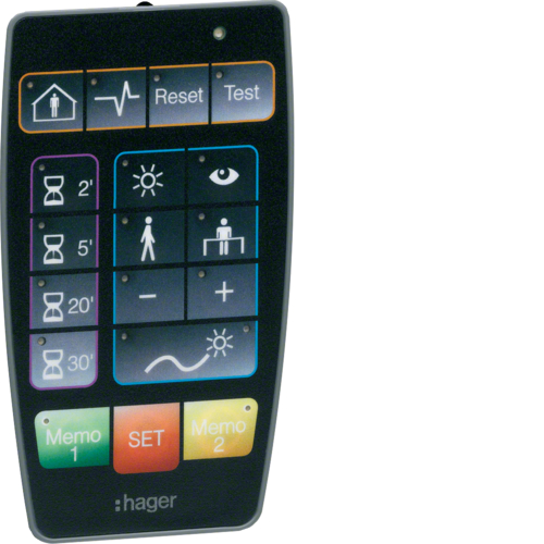 EE807 Remote control for settings for presence detectors 360° monobloc