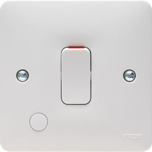 WMDP84FO 20A Double Pole Switch with Flex Outlet