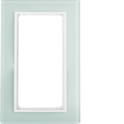 13096909 Glass frame l. cut-out,  B.7, p. white/p. white matt