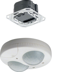 EE812 Presence detector 360°, 1/10V,  flush mounted,  white