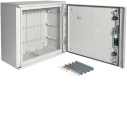 FL300B Polyester wall mounting enclosure,  Orion.Plus,  plain door 550x600x300 mm