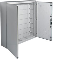 FL312B Polyester wall mounting enclosure,  Orion.Plus,  plain door 1150x1100x300 mm