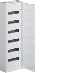 FW612WT Surface encl. FW2, IP30, class I,  with door and brass terminals,  6x12 modules