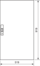 Product Drawing Doors for IP44 Wall Cabinets sheet steel