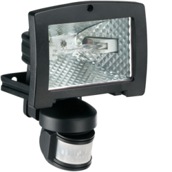 52035 Floodlight 120W PIR 140° Black