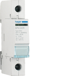 SPN040R Cartridge 40kA 275V for pluggable SPD with reserve