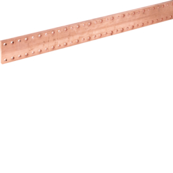 UC966E Perforated copper rail,  quadro.system,  M10 80x10 L1750 mm