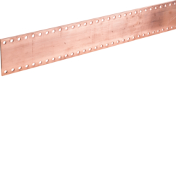 UC968 Perforated copper rail,  quadro.system,  M10 125x5 L1750 mm