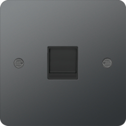 WFRJ45BNB RJ45 Socket Black Nickel Black Insert