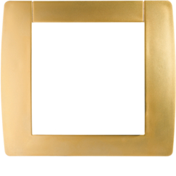 WK561 Kallysta Plate 1 gang Flat gold