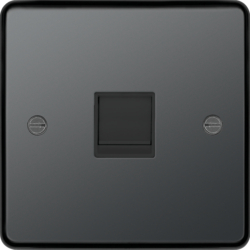 WRRJ45BNB RJ45 Socket Black Nickel Black Insert