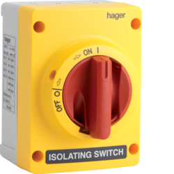 JG01S 16A 3 Pole IP65 Isolating Switch