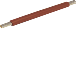 KE06R Insulated Flexible link,  Brown 500mm Flat/Flat,  100A Rated
