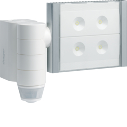 TRE600 LED floodlight with PIR 220/360° RF QL white