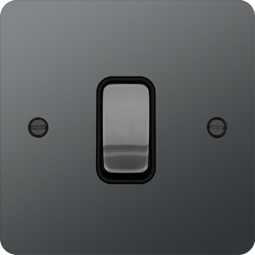 WFPS16BNB Intermediate Switch Black Nickel Black Insert