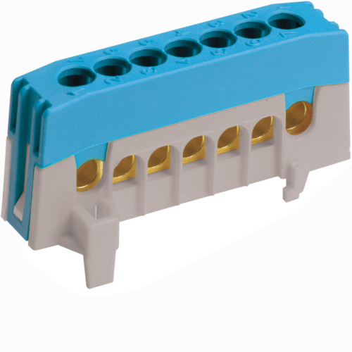 KM07NF Brass-Terminal,  7x16mm², IP20, Color: blue
