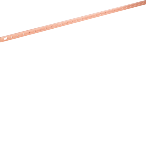 UC832 Perforated copper rail,  quadro.system,  M6 20x5 L1000 mm