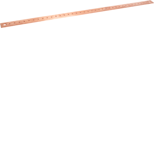 UC842 Perforated copper rail,  quadro.system,  M6 32x5 L1000 mm