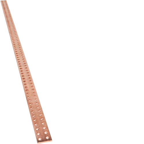 UC844 Perforated copper rail,  quadro.system,  M6 50x5 L1750 mm