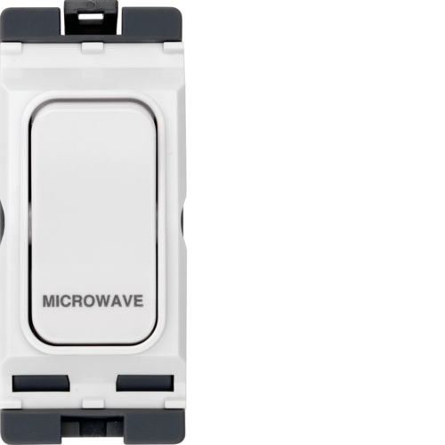 WMGSDP2/MW 20A 1 Way Double Pole Switch Marked 'MICROWAVE'