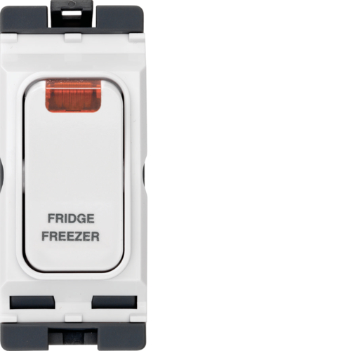 WMGSDP2N/FF 20A 1 Way Double Pole Switch with LED Indicator Marked 'FRIDGE FREEZER'