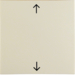 16208912 Rocker imprinted arrows symbol,  S.1/B.3/B.7, white glossy