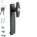 FZ507 Lock,  univers,  T-handle with cylinder Nr.E1242, with 2 keys,  IP 5-6, sealable