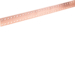 UC922 Perforated copper rail,  quadro.system,  M10 63x5 L1750 mm