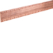 UC968E Perforated copper rail,  quadro.system,  M10 20x10 L1750 mm