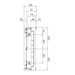 Product Drawing Univers Kits for Terminals - Horizontal plastic